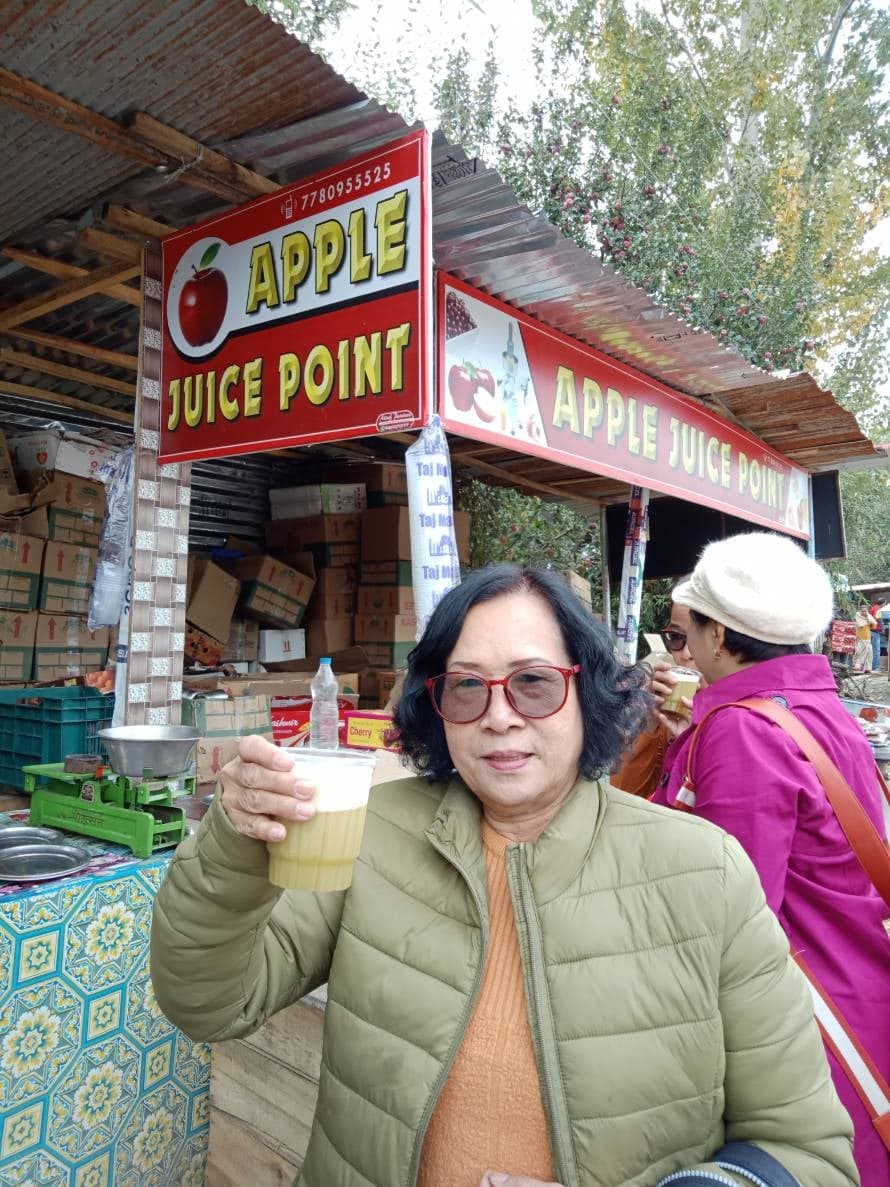 น้ำแอปเปิ้ลสด